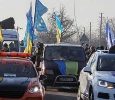 На Киев двигаются вооруженные колонны с Западной Украины