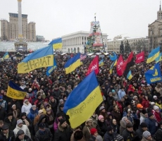 Силы правопорядка Украины "додавливают" Майдан