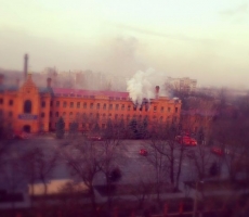 Утром горело Военное училище в Одессе 
