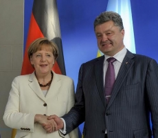 Сегодня Ангела Меркель посетила Киев
