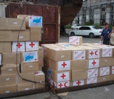 Ко Дню Независимости Украины Донбасс получил 35 тонн гумпомощи из Киева