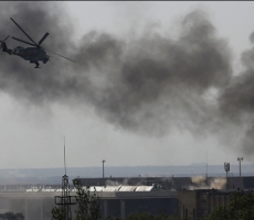 В районе Донецкого аэропорта возобновились военные действия