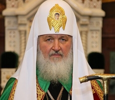 Патриарх Кирилл прочел каноны в Андреевском монастыре