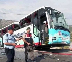 В Турции попал в аварию экскурсионный автобус с туристами