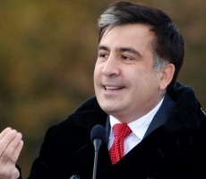 Саакашвили на границе с Приднестровьем