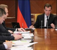 Минфин и Минсельхоз повздорили на совещании у Медведева