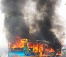 В Ереване взорвался автобус